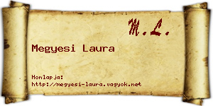 Megyesi Laura névjegykártya